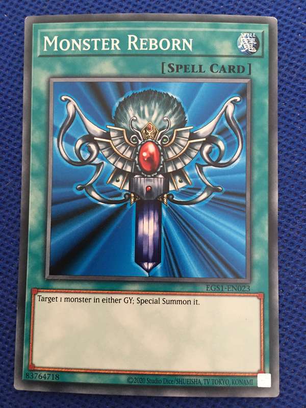 YU-GI-OH TRADING CARD - MONSTER REBORN