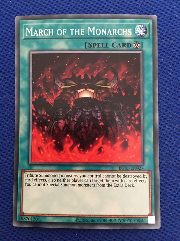 YU-GI-OH TRADING CARD - MARCH OF THE MONARCHS