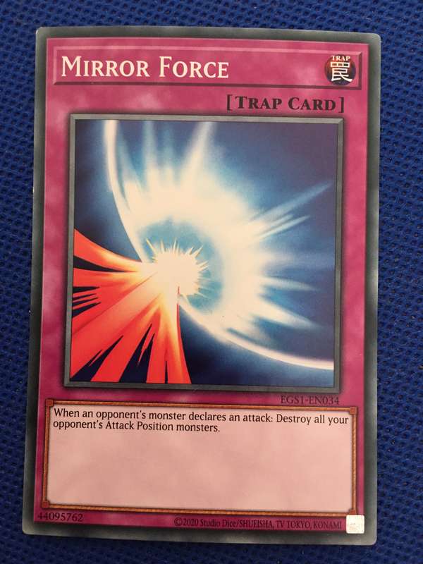 YU-GI-OH TRADING CARD - MIRROR FORCE