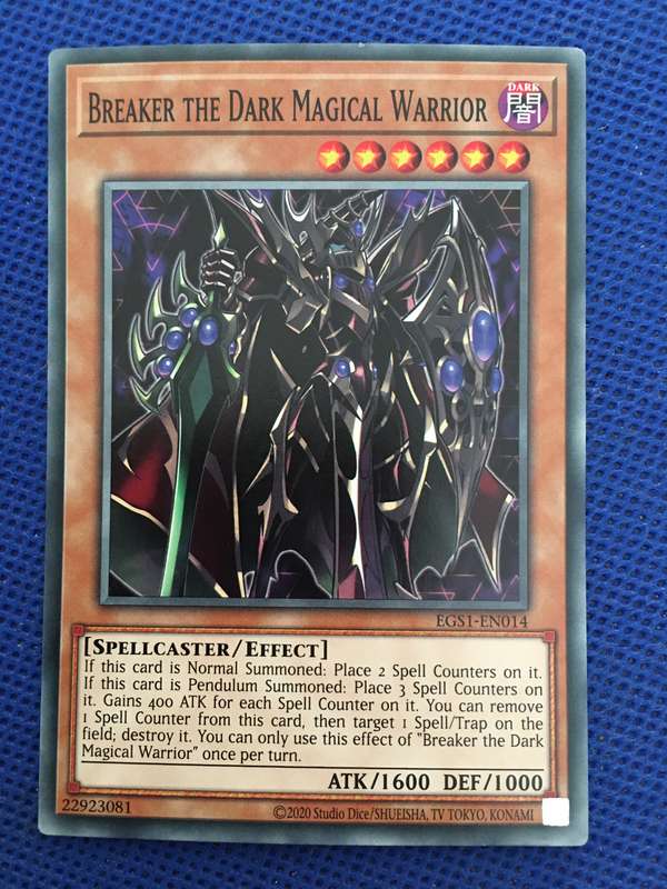 YU-GI-OH TRADING CARD - BREAKER THE DARK MAGICAL WARRIOR