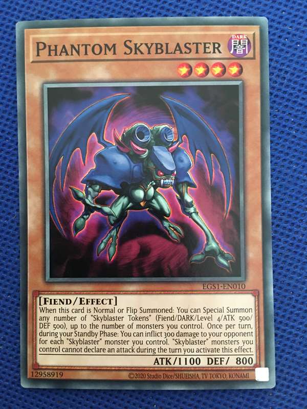 YU-GI-OH TRADING CARD - PHANTOM SKYBLASTER