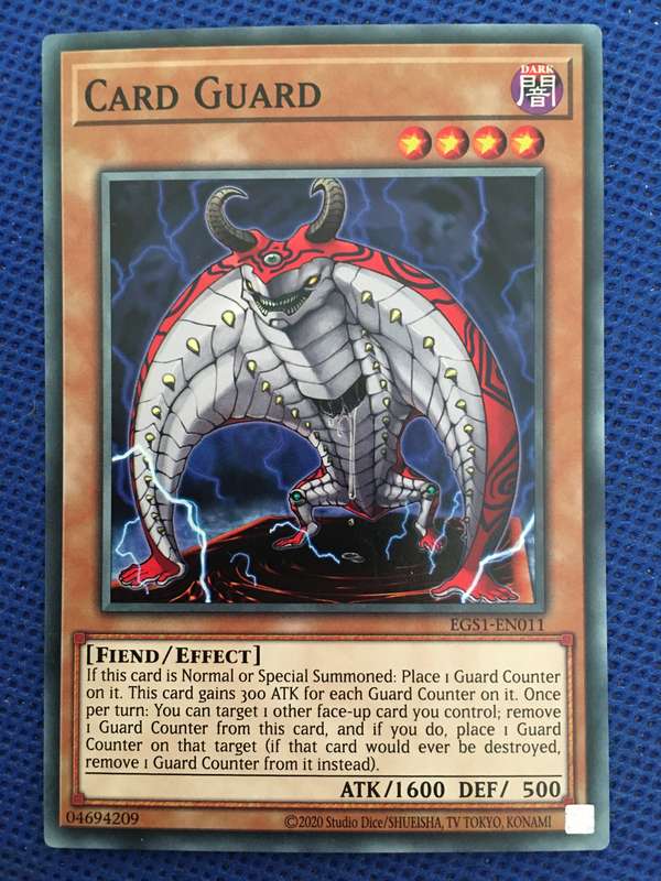 YU-GI-OH TRADING CARD - CARD GUARD
