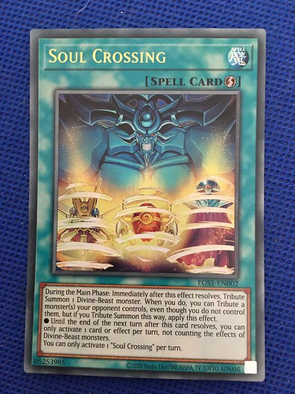 YU-GI-OH TRADING CARD - SOUL CROSSING / FOIL CARD / SHINY