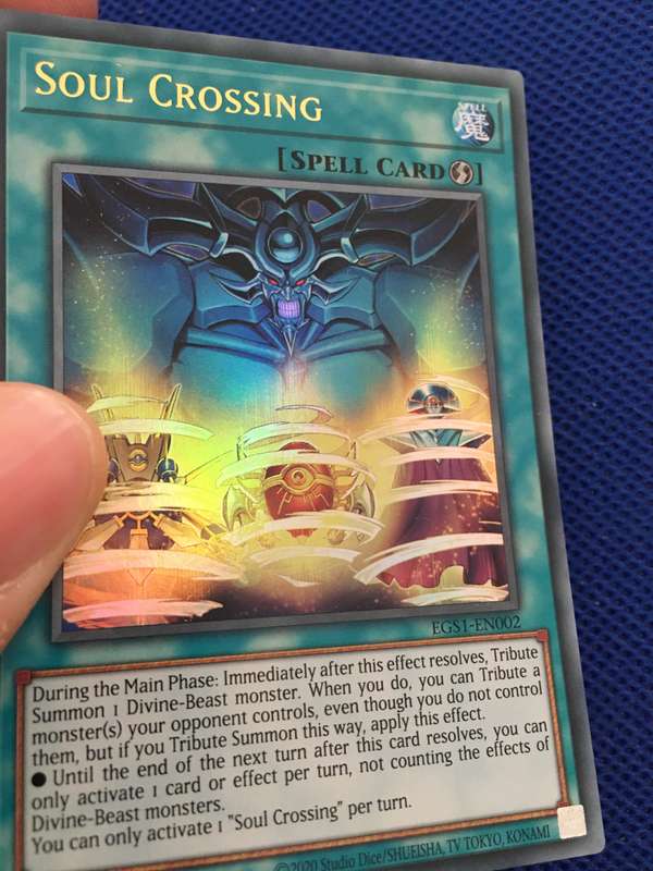 YU-GI-OH TRADING CARD - SOUL CROSSING / FOIL CARD / SHINY