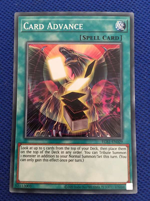YU-GI-OH TRADING CARD - CARD ADVANCE