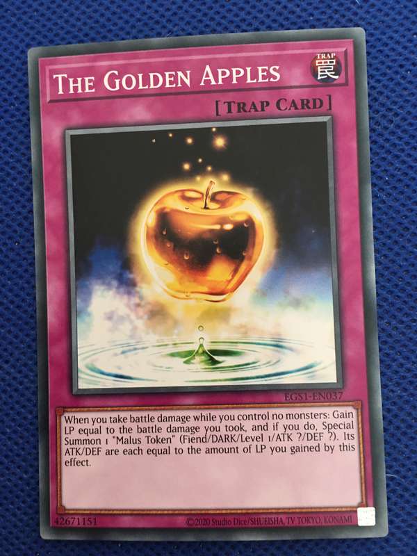 YU-GI-OH TRADING CARD - THE GOLDEN APPLES