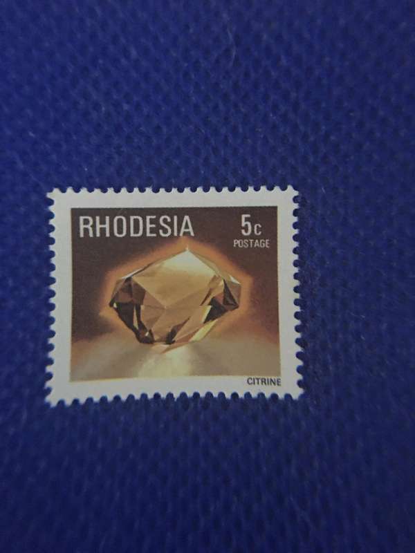 RHODESIA MINT GEM STONE  STAMPS  5 STAMPS