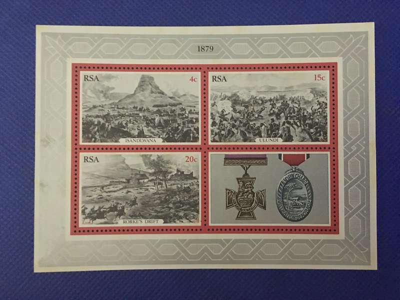SOUTH AFRICA ZULU WAR MINT STAMPS