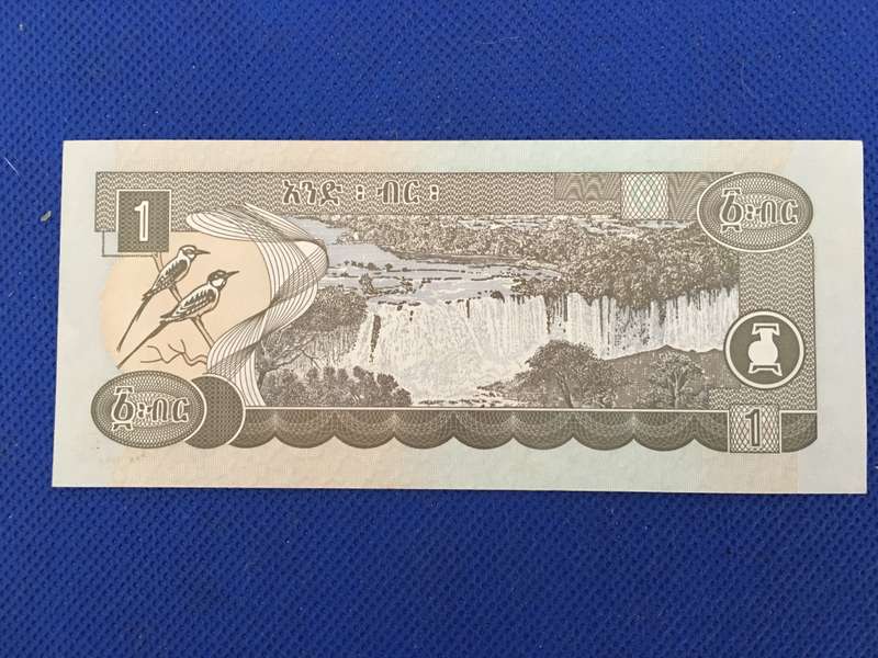 ETHIOPIA UNC 1  BIRR BANK NOTE 2000