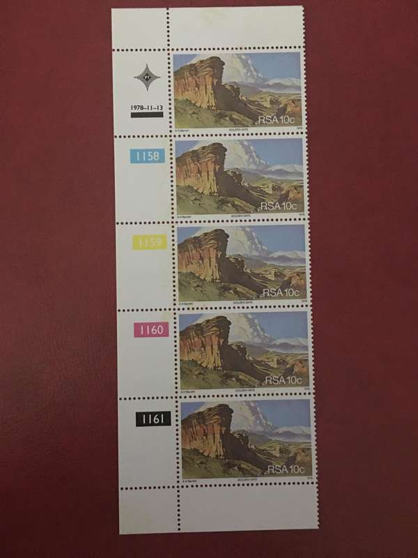 SOUTH AFRICA TOURISM 10c TOURISM STAMPS  GOLDEN GATE