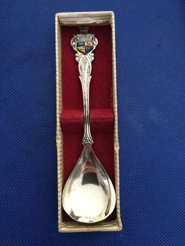 LOVELY HUMANSDORP CREST SUGAR SPOON