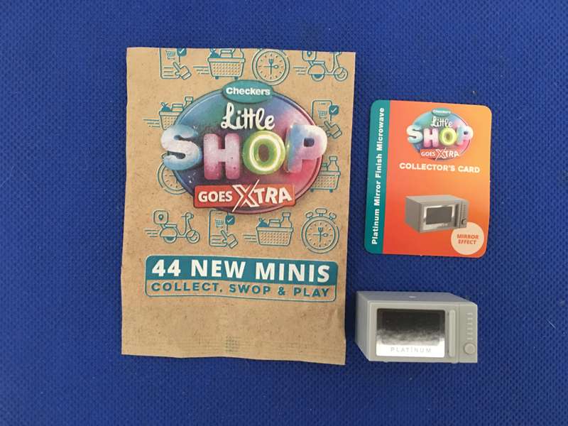 CHECKERS LITTLE SHOP MINIS GOES EXTRA - MICROWAVE / WITH BAG / WITH CARD