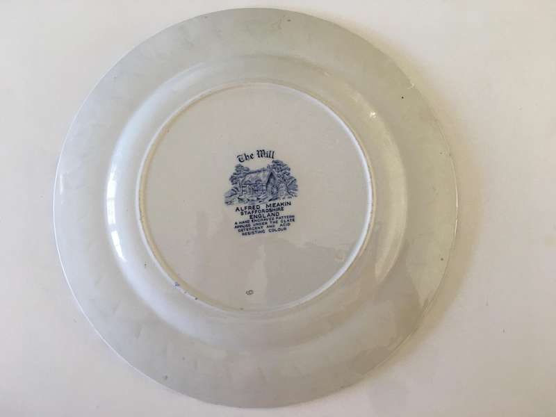 LOVELY VINTAGE ALFRED MEAKIN - THE MILL - SIDE PLATE - ENGLAND