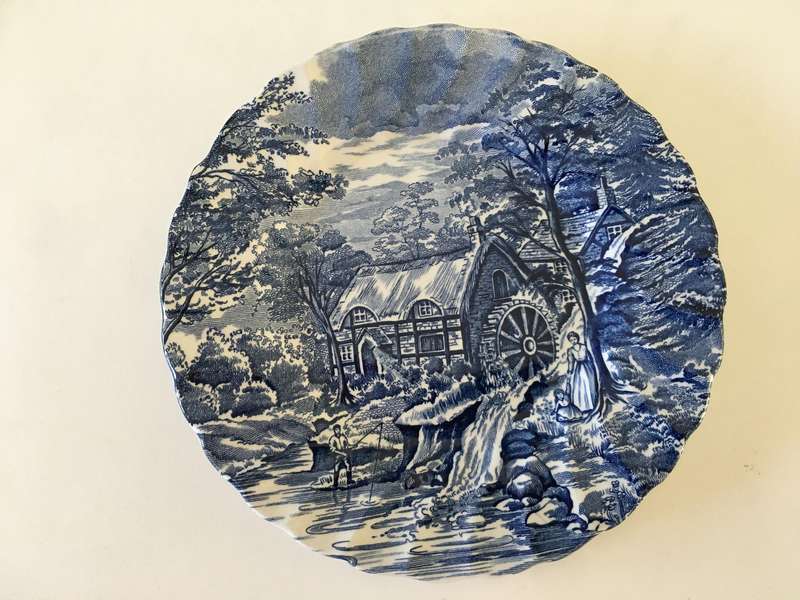 LOVELY VINTAGE ALFRED MEAKIN - THE MILL - SIDE PLATE - ENGLAND