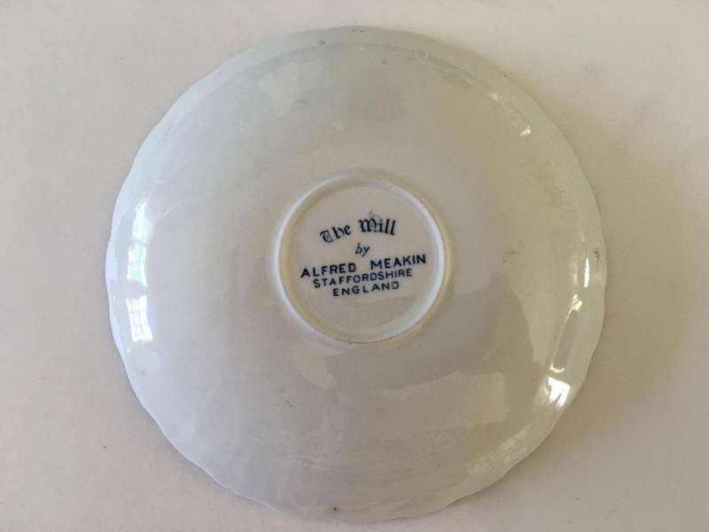 LOVELY VINTAGE ALFRED MEAKIN - THE MILL - SAUCER