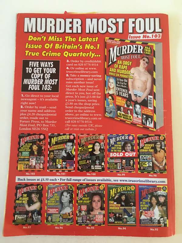 MURDER CASES 20 BLOOD-CHILLING MURDER CASES