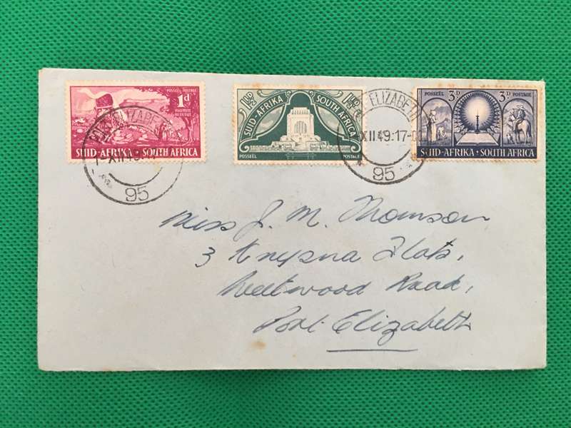 SOUTH AFRICA VINTAGE FIRST DAY COVER -  THE GREAT TREK