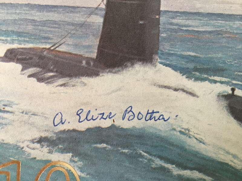 VINTAGE FIRST DAY COVER   SIGNED BY FORMER PRESIDENT WIFE MRS ELIZE BOTHA - 10 YEARS - 1979