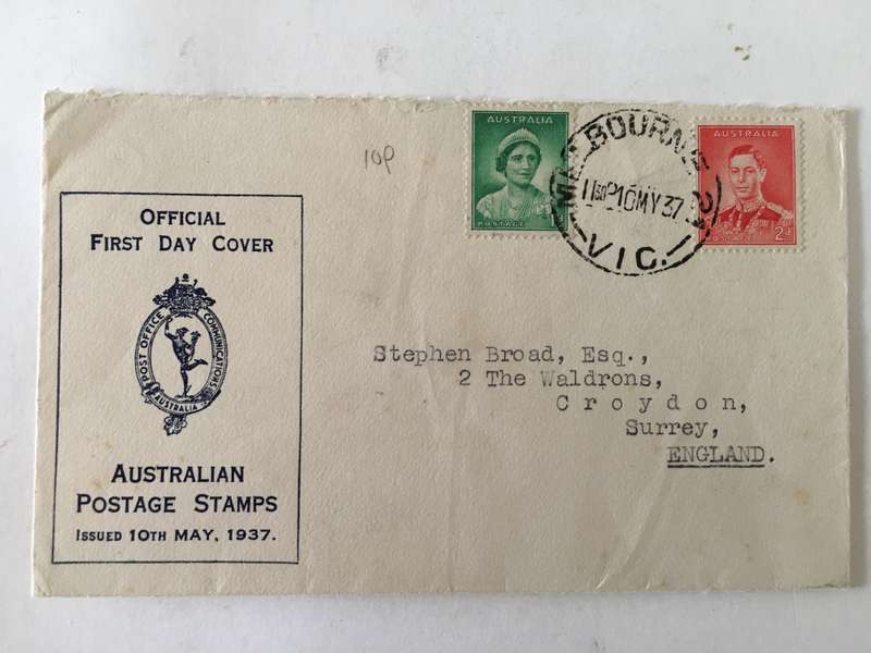 AUSTRALIA FIRST DAY COVER 1937