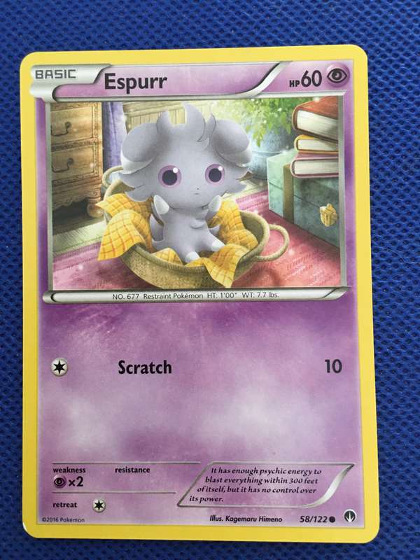POKEMON TRADING CARD - 2016 - ESPURR