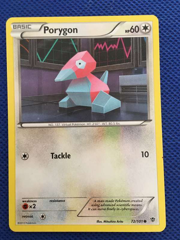 POKEMON TRADING CARD - 2013 - PORYGON