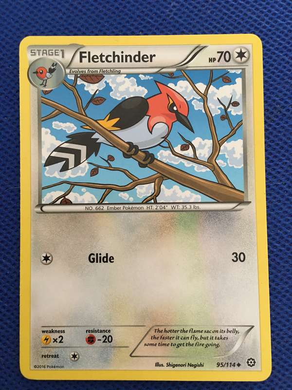 POKEMON TRADING CARD - 2016 - FLETCHINDER
