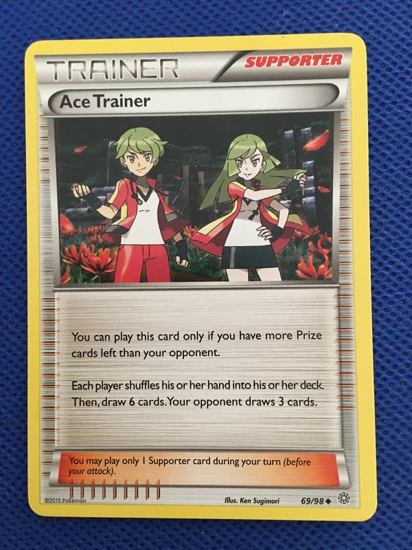 POKEMON TRADING CARD - TRAINER - ACE TRAINER - 2015