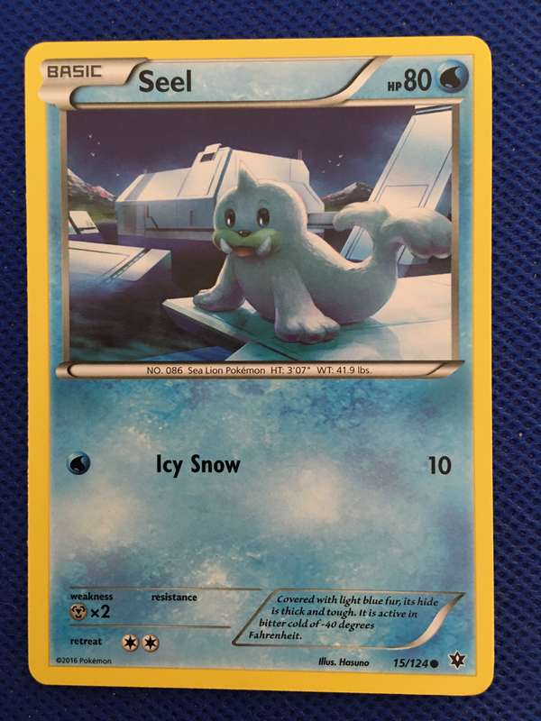 POKEMON TRADING CARD - SEEL - 2016