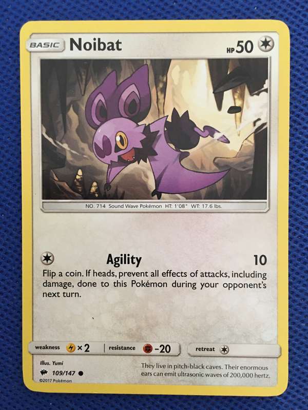 POKEMON TRADING CARD - NOIBAT - 2017