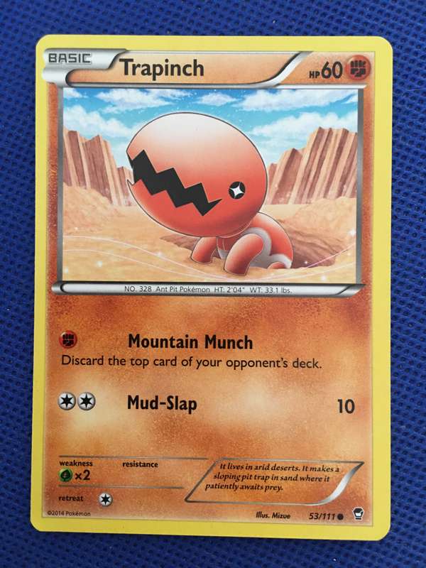 POKEMON TRADING CARD - 2014 - TRAPINCH