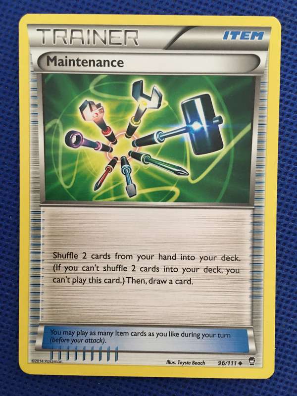 POKEMON TRADING CARD - TRAINER - 2014 - MAINTENANCE