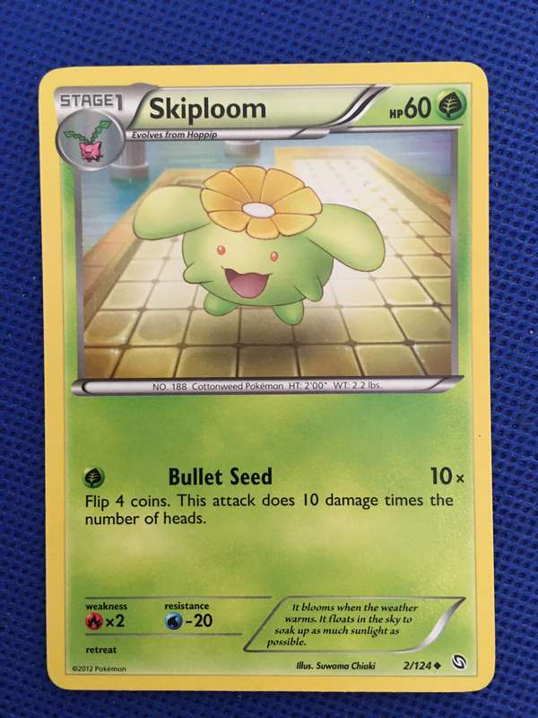 POKEMON TRADING CARD - SKIPLOOM - 2012