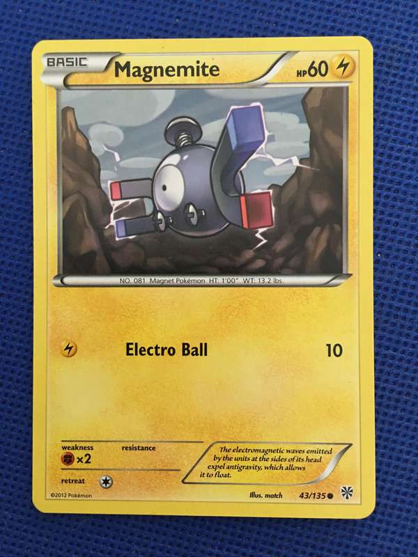 POKEMON TRADING CARD - MAGNEMITE - 2012