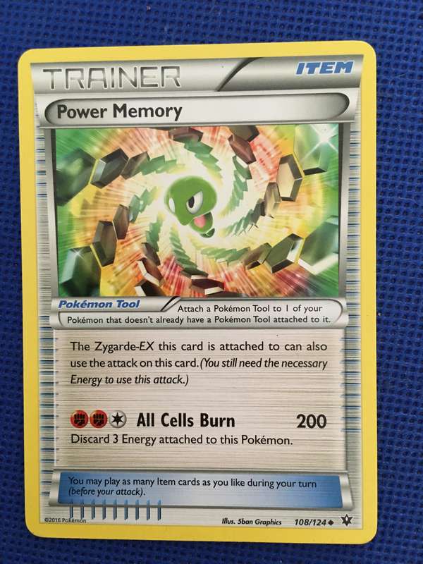 POKEMON TRADING CARD - TRAINER POWER MEMORY