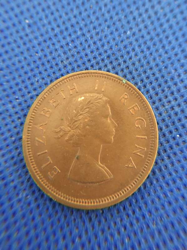 SOUTH AFRICA - 1955 1D 1 PENNY COIN