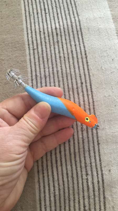 FISHING LURE BARB KIND FOUND ON THE BEACH