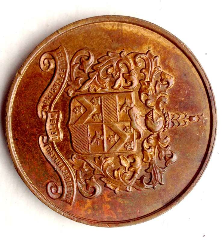 1934 Prince George visit to Durban Commemorative Medallion Top Condition
