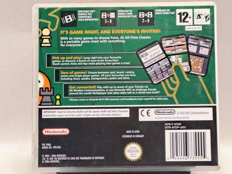 42 All-Time Classics - Nintendo DS Game (Clubhouse Games)