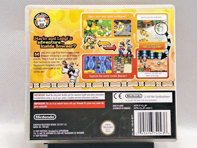Mario & Luigi: Bowsers Inside Story - Nintendo DS Game