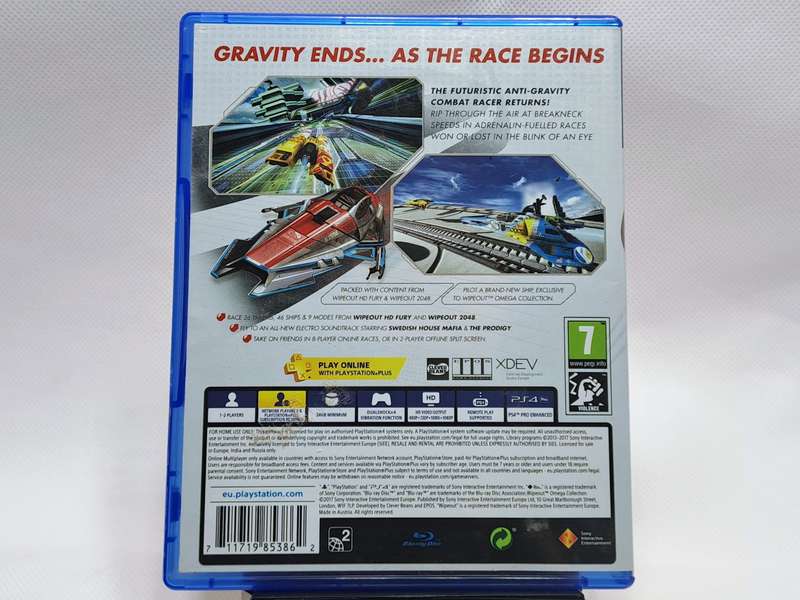 Wipeout Omega Collection - Sony Playstation PS4 PSVR game