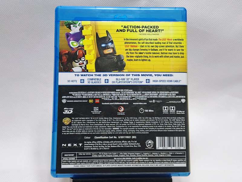 The Lego Batman Movie 3D Blu-ray