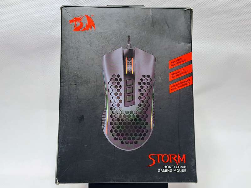 Redragon M808 STORM lightweight RGB gaming mouse (Black)