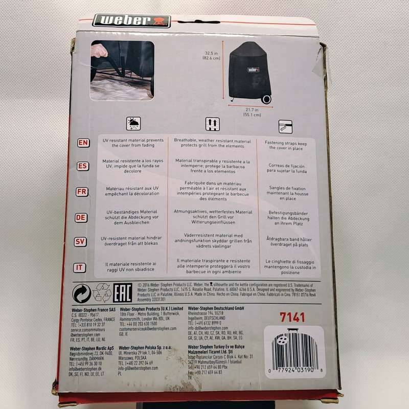 Weber 47cm Premium cover (Black)