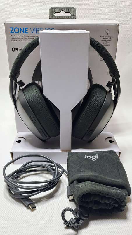 Logitech Zone Vibe 100 headphones (Graphite)