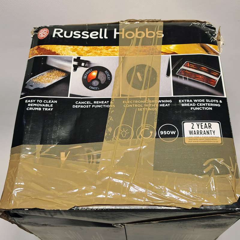Russell Hobbs Gray & Silver 2-Slice Toaster