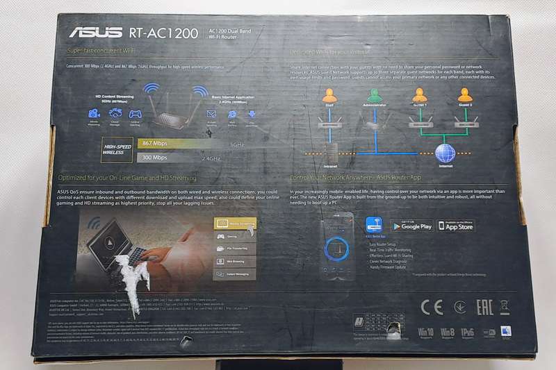 Asus RT-AC1200_V2 Dual Band WiFi Router