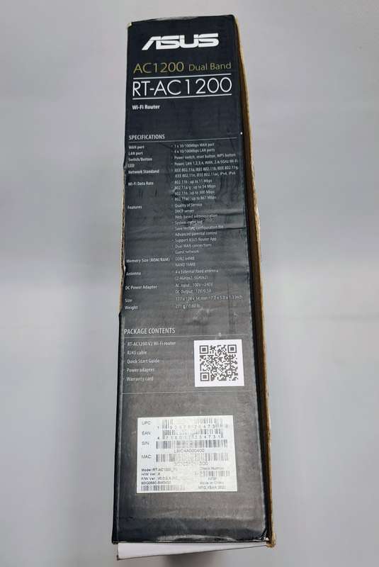 Asus RT-AC1200_V2 Dual Band WiFi Router