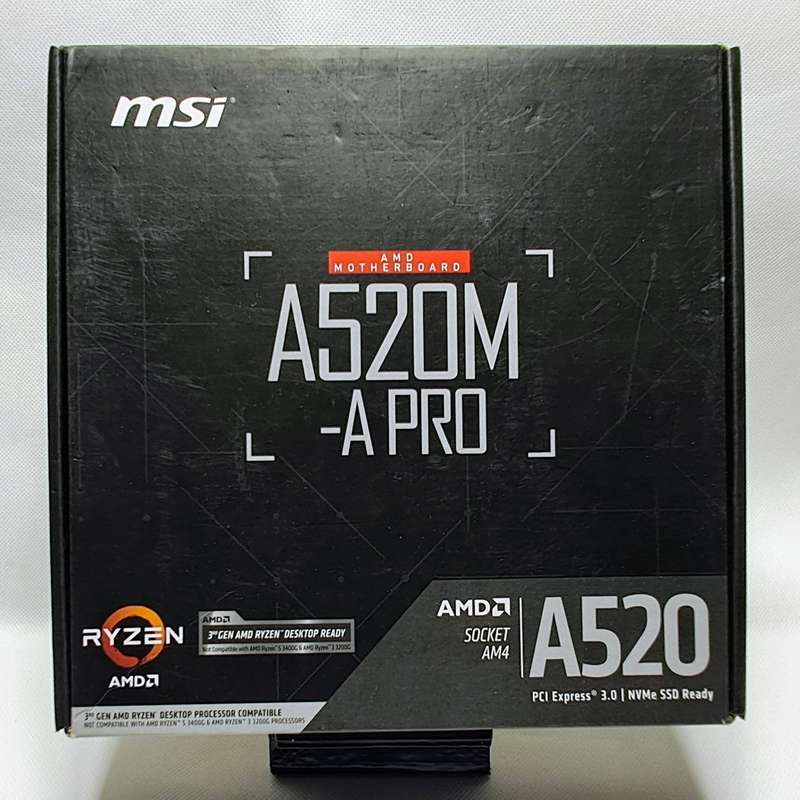 MSI A520M-A Pro AMD AM4 micro-ATX motherboard (BIOS UPDATED!!!)