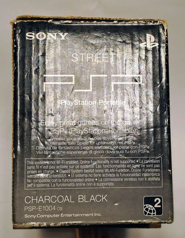 Sony PSP Street (Charcoal Black)(PSP-E1004)(In original packaging)