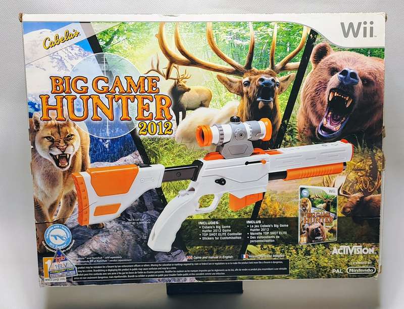 Cabela's Big Game Hunter (2012) Top Shot Elite for Nintendo Wii (NB! Excludes game)